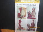 Click here to enlarge image and see more about item cvpdolls6006a: Simplicity Holly Hobbie Stuffed Doll  Pattern #6006