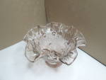 Click here to enlarge image and see more about item eglassf1m: Vintage Fenton Cabbage Rose Fairy Lamp Shade