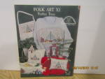 Click here to enlarge image and see more about item homespun117g: Homespun Cross Stitch Book Folk Art XI #117