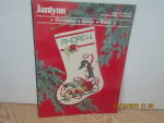 Click here to enlarge image and see more about item janlynn97804g: Janlynn Christmas Cross Stitch  Santa's Stocking #97804