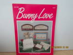 Click here to enlarge image and see more about item jcs903h: Just Cross Stitch Craft Book Bunny Love #903