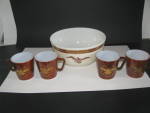 Vintage Pyrex Federal Eagle 479 Nesting Bowl,4 cups