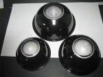 Click to view larger image of Vintage Pyrex Black Nesting Bowl Set  (Image3)