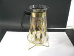 Click here to enlarge image and see more about item jpcp101: Vintage Pyrex MCM Carafe 10 Cup with Burner