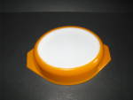 Click to view larger image of Vintage Pyrex Orange Daisy 043 1.5qt Casserole (Image2)