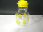 Click here to enlarge image and see more about item jpjp104: Vintage Pyrex Lemon Carafe 1.5qt Juice Pitcher