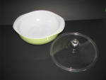 Click to view larger image of Vintage Pyrex Lime Green 024 2qt Casserole Dish (Image2)