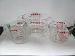 Click to view larger image of Pyrex Measuring Cup Set 8 Cup,4 Cup,2 Cup  (Image2)