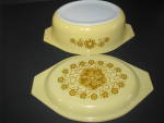 Click to view larger image of Vintage Pyrex Kim Chee Promo 043 1.5qt Casserole Dish (Image2)