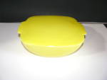 Click here to enlarge image and see more about item jppcb110: Vintage Pyrex 1949 Yellow Hostess Dish 015 dish/Lid 