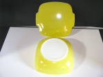 Click to view larger image of Vintage Pyrex 1949 Yellow Hostess Dish 015 dish/Lid  (Image2)