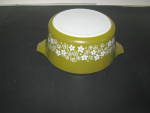 Click to view larger image of Vintage Pyrex Spring Blossom Green 475-B Casserole Dish (Image2)