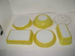 Click to view larger image of Pyrex Desert Dawn Speckled Yellow Bakeware 6- Piece Set (Image2)