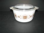 Click here to enlarge image and see more about item jptc115: Vintage Pyrex Town and Country 473 Casserole Dish