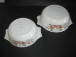 Click to view larger image of Vintage Pyrex England Woodland Country Bowls (Image2)