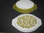 Click to view larger image of Vintage Pyrex Verde Dish with Lid (Image2)