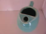 Click to view larger image of Vintage USA Teal Water Pitcher (Image3)
