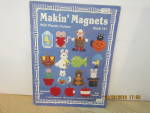 Click here to enlarge image and see more about item kappie141f: Kappie Originals Plastic Canvas Makin' Magnets #141