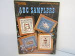 Click here to enlarge image and see more about item LA2074f: Leisure Arts Cross Stitch ABC Samplers #2074
