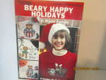 Leisure Arts Beary Happy Holidays In Waste Canvas #2179