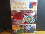 Click here to enlarge image and see more about item LA2546b: Leisure Arts Crocheted Wash & Wipe  #2546