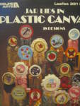 Click here to enlarge image and see more about item LA351q: Leisure Arts Jar Lids In Plastic Canvas #351