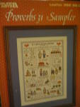 Click here to enlarge image and see more about item LA382r: Leisure Arts Proverbs 31 Sampler  #382