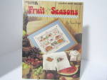 Click here to enlarge image and see more about item LA930k: Leisure Arts Cross Stitch Fruit Of The Season #930