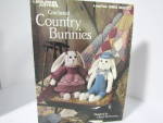 Click here to enlarge image and see more about item LA960g: Leisure Arts Crocheted Country Bunnies  #960