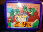 Click here to enlarge image and see more about item lbdis1aa: Vintage Disney Dinosuars Plastic Lunchbox