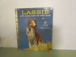 Click here to enlarge image and see more about item lgbcdbook15: Little Golden Book Lassie and Her Day in the Sun