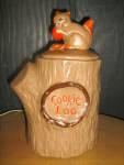 Click here to enlarge image and see more about item mccoy10l: McCoy Cookie Log Cookie Jar