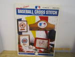 Click here to enlarge image and see more about item nomis707g: Nomis Baseball Cross Stitch American League  #707