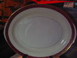 Click here to enlarge image and see more about item notegg1p: Vintage Large Nautilus Eggshell Serving Platter