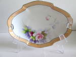 Click here to enlarge image and see more about item oriental6t: Noritake Handpainted Candy/Relish Dish