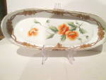 Nippon Handpainted Oval Celery/serving Dish