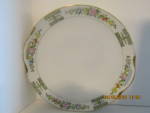Click here to enlarge image and see more about item orientaln8h: Vintage Floral Nippon Hand Painted Cake Plate