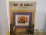 Click here to enlarge image and see more about item pegasus337f: Pegasus Cross Stitch Book Boxing Match  #337