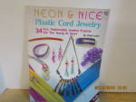 Click here to enlarge image and see more about item plaid8627e: Plaid Book Neon & Nice Plastic Cord Jewelry #8627