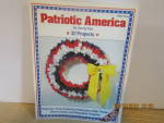 Click here to enlarge image and see more about item plaid8655f: Plaid Craft Book Patriotic America #8655