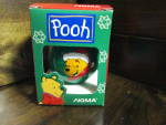 Click here to enlarge image and see more about item poo5l: Disney Pooh Glass Christmas 0rnament