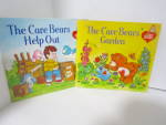 Click here to enlarge image and see more about item random1g: Vintage Book Set Care Bear Mini-Storybooks