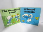 Click here to enlarge image and see more about item random2g: Vintage Book Set Smurf Mini-Storybooks