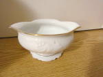 Click here to enlarge image and see more about item rkent1b: Vintage Royal Kent Round White RKT17 Gravy Boat