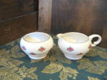 Click here to enlarge image and see more about item sbcrp1s: Sandland Ware Miniture Creamer and Open Sugar Bowl