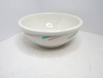 Click here to enlarge image and see more about item scvbowls5l: Vintage Syracuse China Country Pink & Blue Cearal Bowl