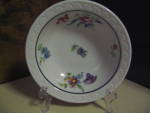 Click here to enlarge image and see more about item sois3r: Syracuse Econo-Rim Floral Pattern Saucer