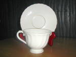Click here to enlarge image and see more about item ssd5r: Syracuse Silhouette Debonair Cup and Saucer Set
