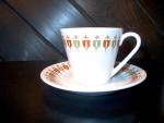 Click here to enlarge image and see more about item ssrctls6v: Syracuse China Captain's Table Cup/Saucer Set