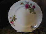 Click here to enlarge image and see more about item ucmrg2i: Ucagco Moss Rose Dessert Plate